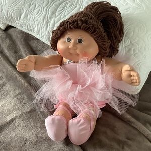Cabbage Patch Kid Doll Ballerina Outfit 1985 Blue Signature Excellent